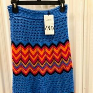 ZARA Knitted Special Addn Skirt, M, NWT